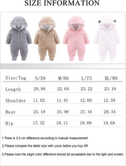 Unisex Baby Clothes Winter Coats Cute Newborn Infant Jumpsuit Snowsuit Bodysuits Registry for Baby Essentials Stuff