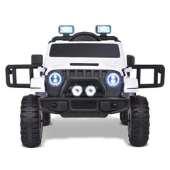 12V Kids Ride on Truck Battery Powered Toy Car W/Parent Remote Control, Electric Car for Kids, 4-Wheel Suspension, 3 Speeds, LED Lights