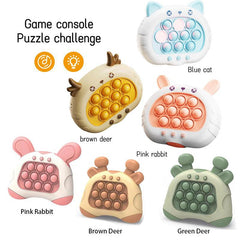 Fast Press Quick Push Game Toy for Kids 3Rd Generation Cute Animals Gift for Kids Pop Its Pop Tube