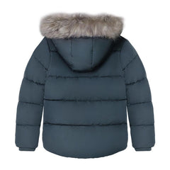 SOLOCOTE Boys Winter Coat Kids Heavyweight Sherpa Lined Jacket Cotton Windproof Anorak Jacket