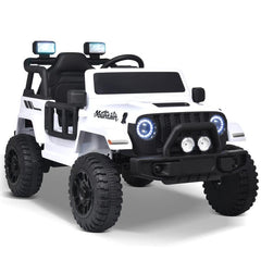 12V Kids Ride on Truck Battery Powered Toy Car W/Parent Remote Control, Electric Car for Kids, 4-Wheel Suspension, 3 Speeds, LED Lights