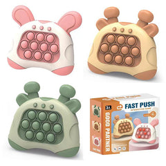 Fast Press Quick Push Game Toy for Kids 3Rd Generation Cute Animals Gift for Kids Pop Its Pop Tube